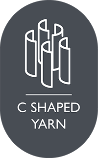 'C' Shaped Fibres