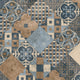 Zaragoza Tile Indigo Everest Vinyl Flooring far